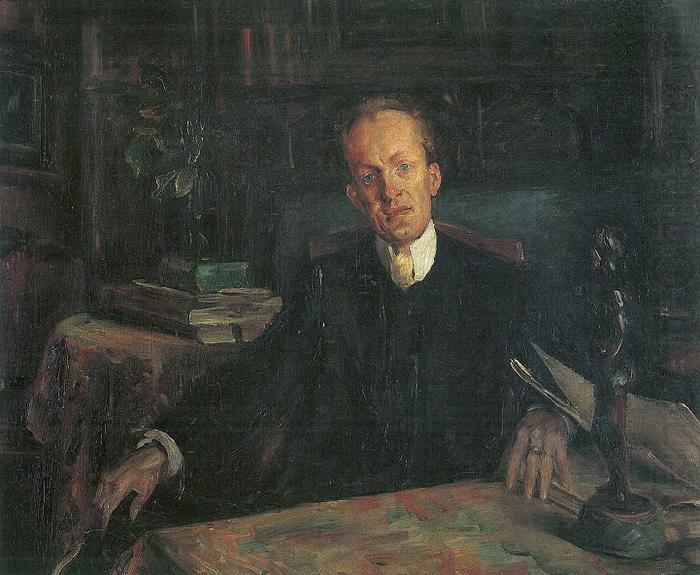 Lovis Corinth Portrait of Gerhart Hauptmann china oil painting image